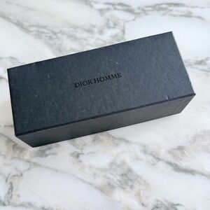 Dior Homme Black Sunglasses Eyewear Storage Box Rectangular Logo Luxury